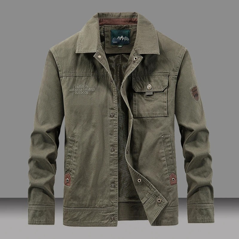 Bomulds Windbreaker Jakke