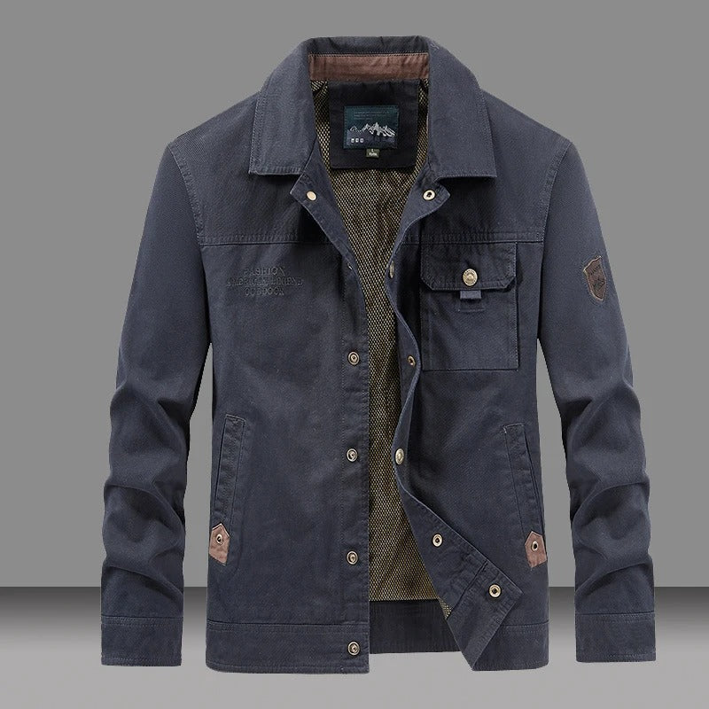 Bomulds Windbreaker Jakke