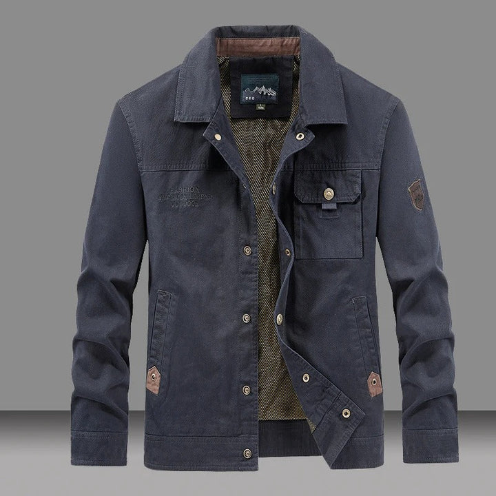 Bomulds Windbreaker Jakke