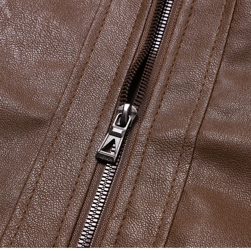 Vintage Læder Bikerjakke