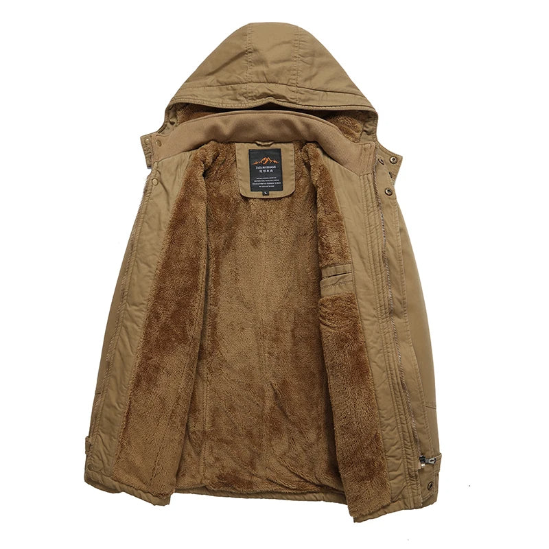 Elegant Bomuldsforet Vinterjakke