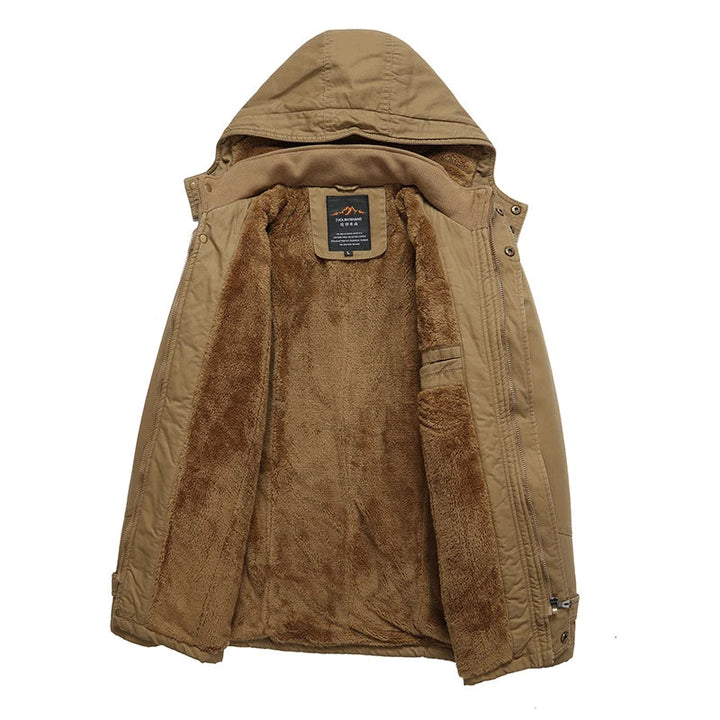 Elegant Bomuldsforet Vinterjakke