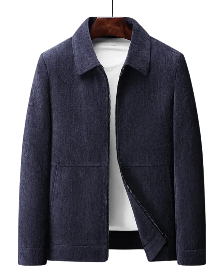 Elegant Vævet Jakke