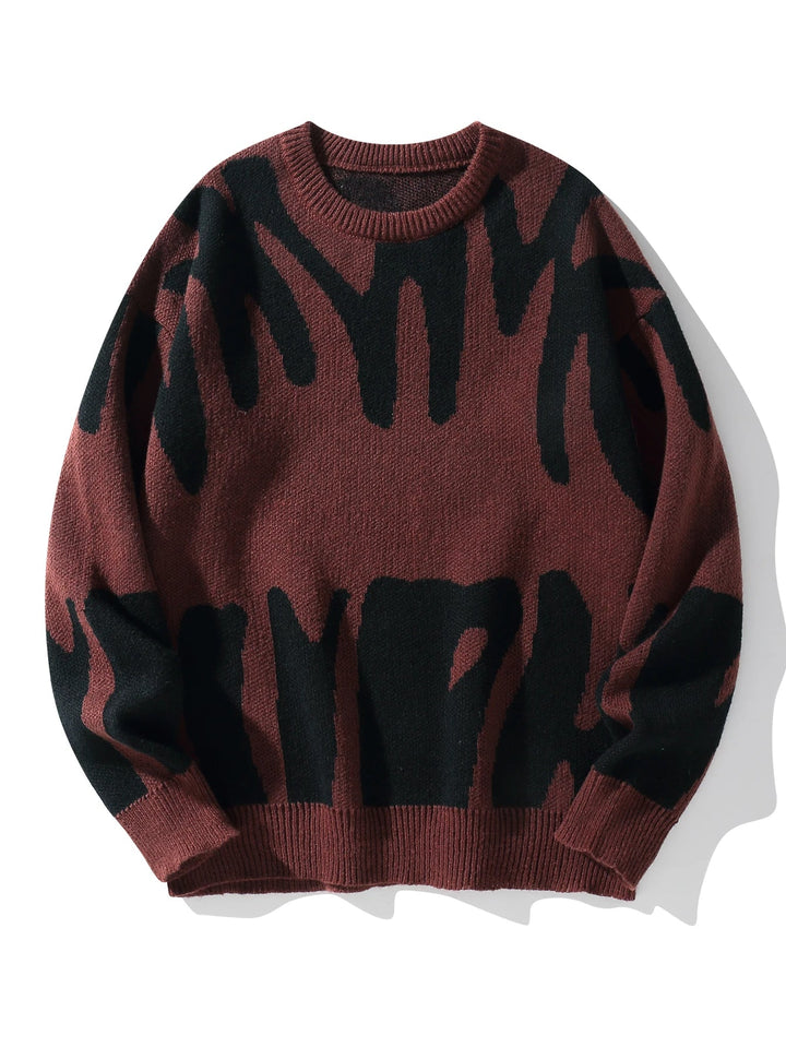 Elegant Mønster Sweater